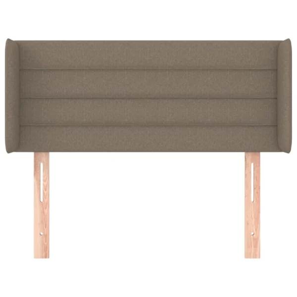 VidaXL Tête De Lit Avec Oreilles Taupe 93x16x78/88 Cm Tissu soldes ligne 4
