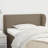 marque pas cher VidaXL Tête De Lit Avec Oreilles Taupe 93x23x78/88 Cm Tissu 14
