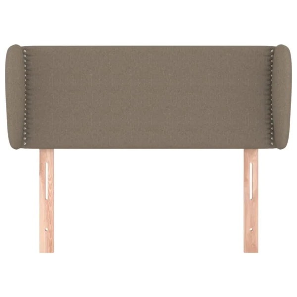 marque pas cher VidaXL Tête De Lit Avec Oreilles Taupe 93x23x78/88 Cm Tissu 4