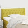prix abordable VidaXL Tête De Lit Avec Oreilles Vert 103x16x78/88 Cm Tissu 19