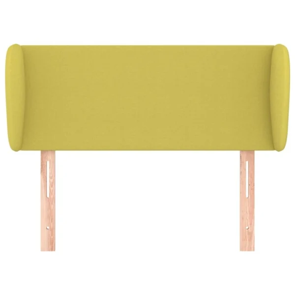 VidaXL Tête De Lit Avec Oreilles Vert 103x23x78/88 Cm Tissu prix de gros 4