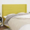 VidaXL Tête De Lit Avec Oreilles Vert 183x16x118/128 Cm Tissu Achat 19