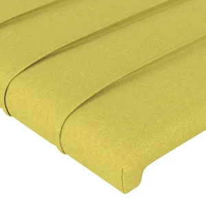 VidaXL Tête De Lit Avec Oreilles Vert 183x16x118/128 Cm Tissu Achat 15