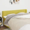 Livraison Standard/Rapide VidaXL Tête De Lit Avec Oreilles Vert 183x16x78/88 Cm Tissu 19