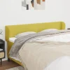 france VidaXL Tête De Lit Avec Oreilles Vert 183x23x78/88 Cm Tissu 19
