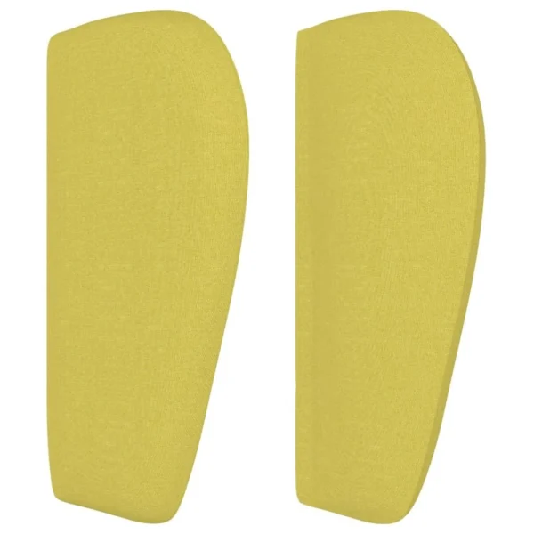 VidaXL Tête De Lit Avec Oreilles Vert 203x23x78/88 Cm Tissu Boutique 5