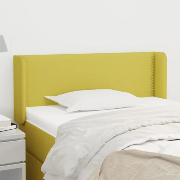 guranteed de qualité VidaXL Tête De Lit Avec Oreilles Vert 83x16x78/88 Cm Tissu 1