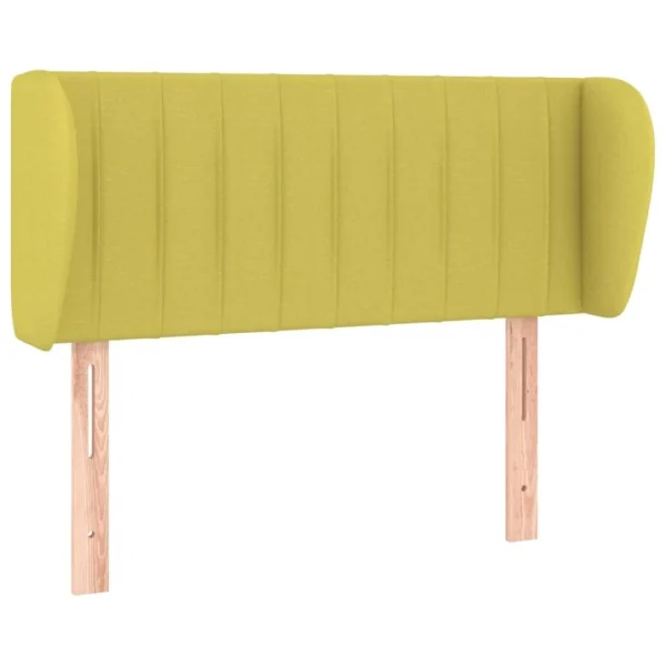 VidaXL Tête De Lit Avec Oreilles Vert 83x23x78/88 Cm Tissu vente luxe pas cher 3