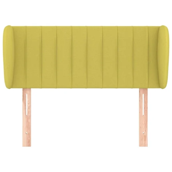 VidaXL Tête De Lit Avec Oreilles Vert 83x23x78/88 Cm Tissu vente luxe pas cher 4