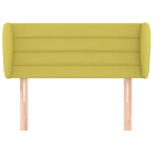 prix pas cher VidaXL Tête De Lit Avec Oreilles Vert 83x23x78/88 Cm Tissu 11