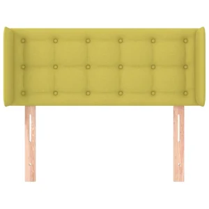 dernière tendance VidaXL Tête De Lit Avec Oreilles Vert 93x16x78/88 Cm Tissu 11