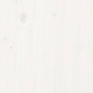 VidaXL Tête De Lit Blanc 105,5x4x100 Cm Bois Massif De Pin Livraison internationale 13