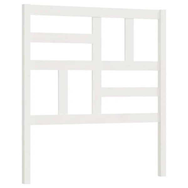 VidaXL Tête De Lit Blanc 106x4x104 Cm Bois Massif De Pin bas prix 3
