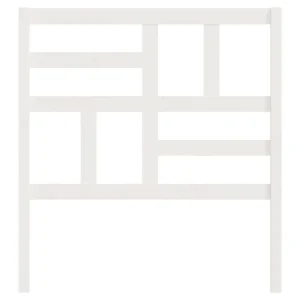 VidaXL Tête De Lit Blanc 106x4x104 Cm Bois Massif De Pin bas prix 13