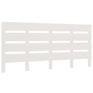 VidaXL Tête De Lit Blanc 120x3x80 Cm Bois Massif De Pin prix de gros 9
