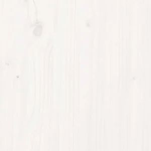 VidaXL Tête De Lit Blanc 126x4x100 Cm Bois Massif De Pin Promotio de vente 15