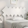 VidaXL Tête De Lit Blanc 132x3x81 Cm Bois Massif De Pin des prix incroyables 19