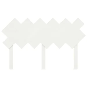 VidaXL Tête De Lit Blanc 132x3x81 Cm Bois Massif De Pin des prix incroyables 13