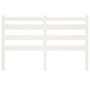 VidaXL Tête De Lit Blanc 141x4x100 Cm Bois Massif De Pin qualité supérieure 13