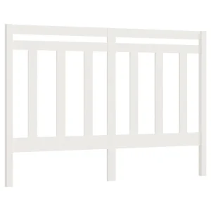 Paris VidaXL Tête De Lit Blanc 141x4x100 Cm Bois Massif De Pin 9