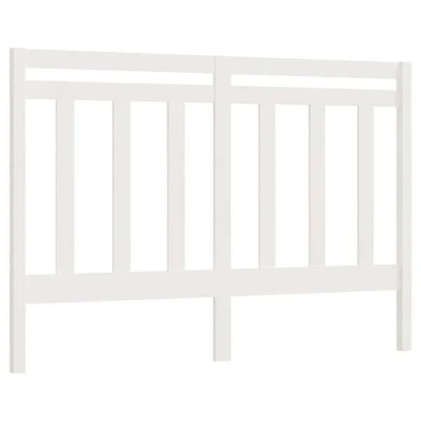Paris VidaXL Tête De Lit Blanc 141x4x100 Cm Bois Massif De Pin 3