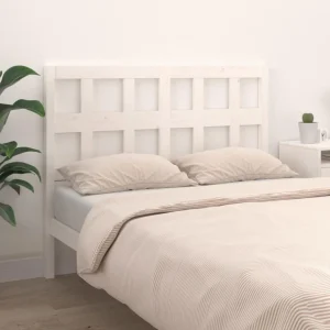 VidaXL Tête De Lit Blanc 145,5x4x100 Cm Bois Massif De Pin fashion pas cher 11