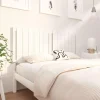 VidaXL Tête De Lit Blanc 145,5x4x100 Cm Bois Massif De Pin marque pas cher 17