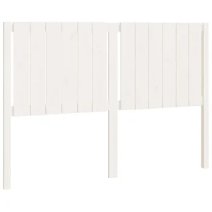VidaXL Tête De Lit Blanc 145,5x4x100 Cm Bois Massif De Pin marque pas cher 9