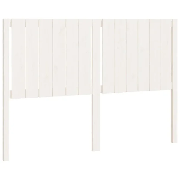 VidaXL Tête De Lit Blanc 145,5x4x100 Cm Bois Massif De Pin marque pas cher 3