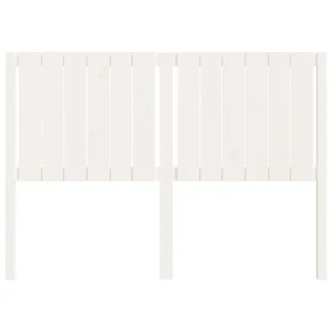 VidaXL Tête De Lit Blanc 145,5x4x100 Cm Bois Massif De Pin marque pas cher 13