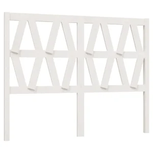 VidaXL Tête De Lit Blanc 156x4x100 Cm Bois Massif De Pin magasin 9
