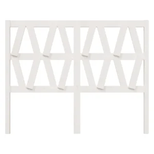 VidaXL Tête De Lit Blanc 156x4x100 Cm Bois Massif De Pin magasin 11