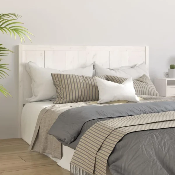 VidaXL Tête De Lit Blanc 165,5x4x100 Cm Bois Massif De Pin boutique pas cher 1