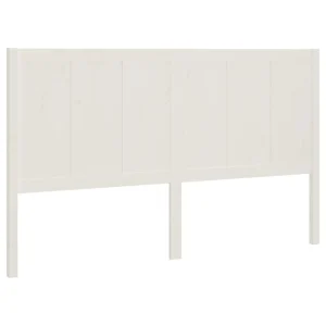 VidaXL Tête De Lit Blanc 165,5x4x100 Cm Bois Massif De Pin boutique pas cher 9