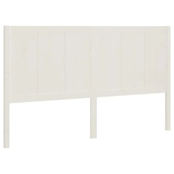 VidaXL Tête De Lit Blanc 165,5x4x100 Cm Bois Massif De Pin boutique pas cher 3