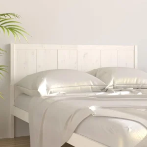 VidaXL Tête De Lit Blanc 165,5x4x100 Cm Bois Massif De Pin boutique pas cher 11