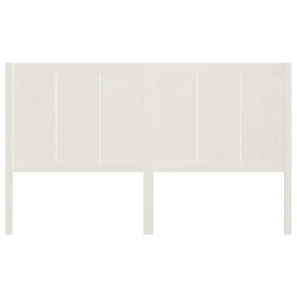 VidaXL Tête De Lit Blanc 165,5x4x100 Cm Bois Massif De Pin boutique pas cher 5