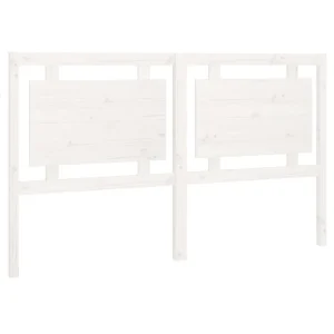 acheter en ligne VidaXL Tête De Lit Blanc 165,5x4x100 Cm Bois Massif De Pin 9