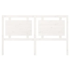 acheter en ligne VidaXL Tête De Lit Blanc 165,5x4x100 Cm Bois Massif De Pin 13