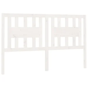 VidaXL Tête De Lit Blanc 186x4x100 Cm Bois Massif De Pin Nouvelle Collection 9