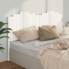 VidaXL Tête De Lit Blanc 186x4x110 Cm Bois Massif De Pin De Qualité 14