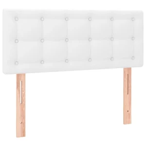 VidaXL Tête De Lit Blanc 80x5x78/88 Cm Similicuir haute qualité 9