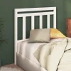 Satisfait ou Remboursé VidaXL Tête De Lit Blanc 96x4x100 Cm Bois Massif De Pin 14