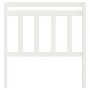 Satisfait ou Remboursé VidaXL Tête De Lit Blanc 96x4x100 Cm Bois Massif De Pin 11