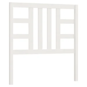 VidaXL Tête De Lit Blanc 96x4x100 Cm Bois Massif De Pin boutique pas cher 9