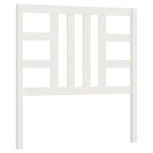 VidaXL Tête De Lit Blanc 96x4x100 Cm Bois Massif De Pin boutique pas cher 3