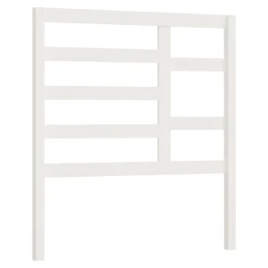 achat pas cher VidaXL Tête De Lit Blanc 96x4x104 Cm Bois Massif De Pin 9