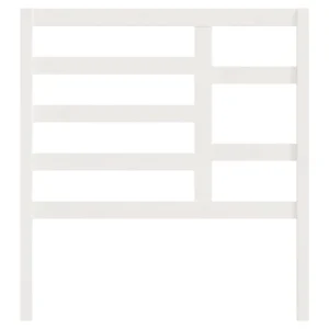 achat pas cher VidaXL Tête De Lit Blanc 96x4x104 Cm Bois Massif De Pin 13