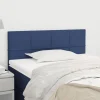 VidaXL Tête De Lit Bleu 80x5x78/88 Cm Tissu excellent qulity 17