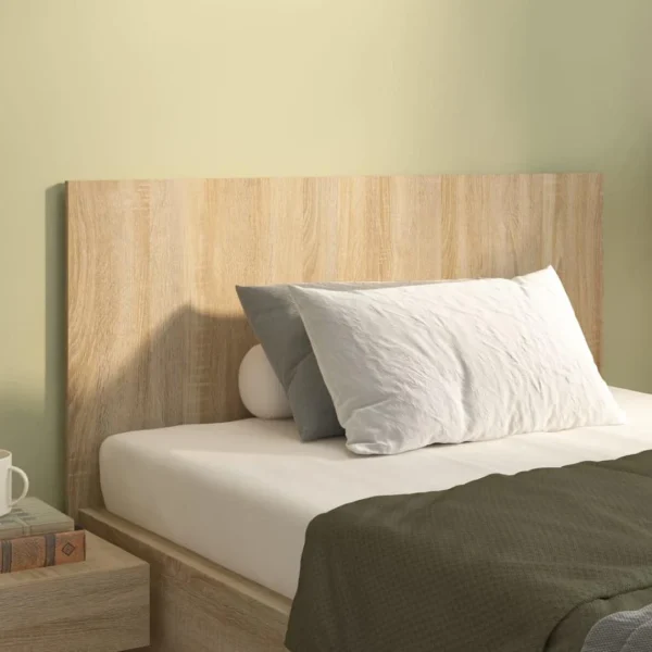 VidaXL Tête De Lit Chêne Sonoma 120×1,5×80 Cm Bois D’ingénierie officiel 1